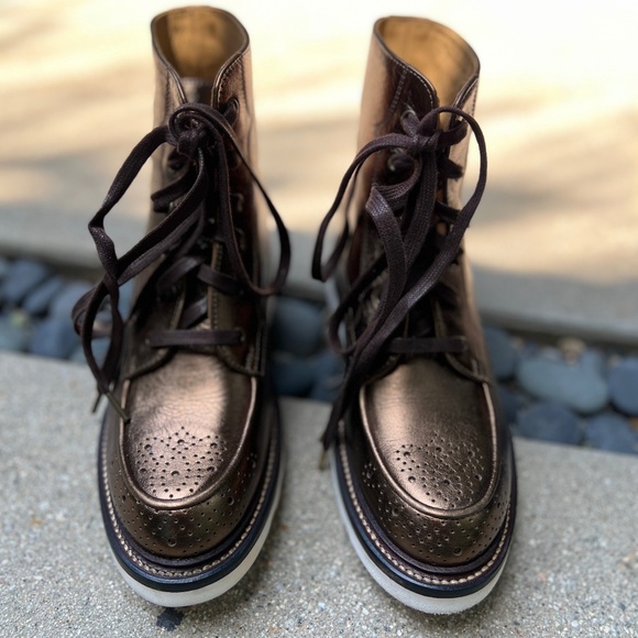 The Office of Angela Scott Mr Ryan Boots - Bronze/Brown NWOT - Picture 9 of 9